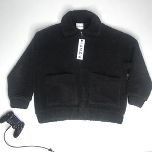 I AM GIA pixie fleece teddy jacket